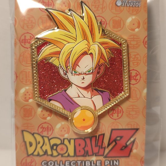 Dragon Ball Z Son Gohan Golden Series Enamel Pin Official DBZ Anime Collectible - Picture 1 of 1